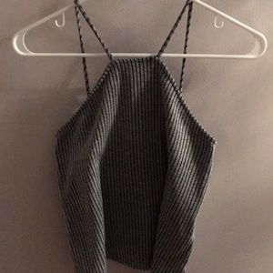 High neck flowy tank